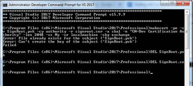 WCF Message Security Using Certificates